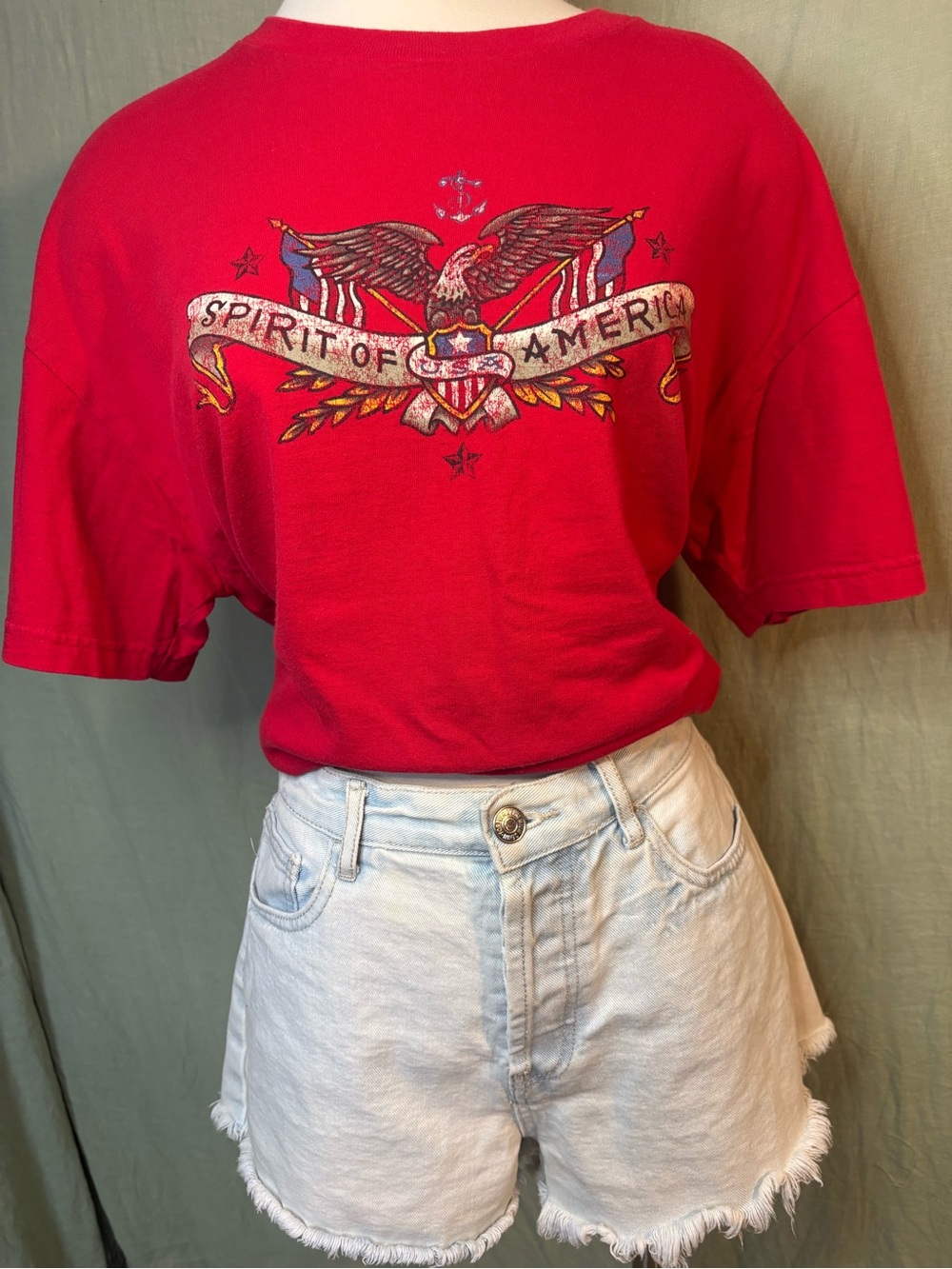 Spirit of America Red Graphic Tee